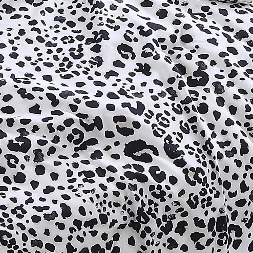 Betsey Johnson Water Leopard Duvet Cover Set, Twin NWT